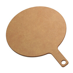 Planche à découper en fibre de Bois avec Manche Ø 25 cm - Matériel CHR Pro