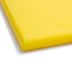 Acheter Planche à découper 450 x 300 x 12 mm jaune haute densité - Hygiplas
