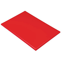 Planche polyéthylène 600 x 450 mm haute densité rouge - Hygiplas