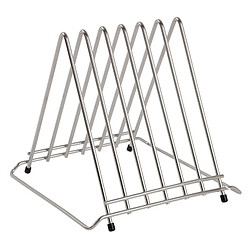 Support Inox pour 6 Planches à Découper de 30 mm - Hygiplas