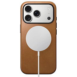 Avis Nomad Coque pour iPhone 17 Pro MagSafe en Cuir Premium Antichocs Marron clair