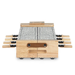 Acheter H.Koenig Raclette, pierre à cuire 8 personnes design bois - WOD362