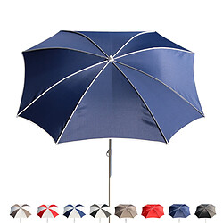Maffei Parasol antivolant UV 50+ pour plage jardin piscine Malta - Bleu