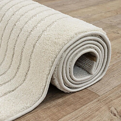 Acheter UnAmourDeTapis Un amour de tapis DEMILU - 60x110 cm - Crème