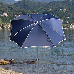 Maffei Parasol antivolant UV 50+ pour plage jardin piscine Malta - Bleu