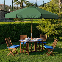 Cosma Parasol de jardin Ø3m à mât central en bois Fantasy