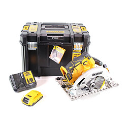 DeWalt DCS 572 D1 Scie circulaire portative sans fil 18V 184 x 16 mm Solo + 1x batterie 2,0Ah + chargeur + T-STAK