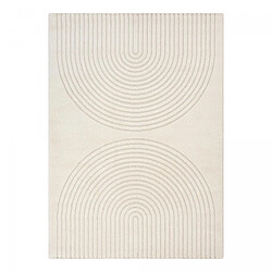 UnAmourDeTapis Tapis salon DEMILU 60x110 cm Crème - Tapis Entrée doux et soyeux