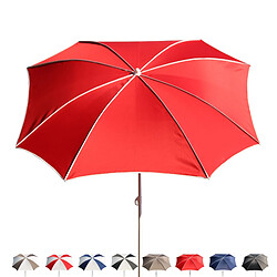 Maffei Parasol antivolant UV 50+ pour plage jardin piscine Malta - Rouge