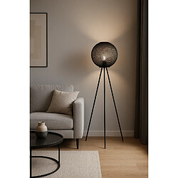 Avis PROTOCOLE HOME Lampe trépied métal noir 60 x 50 x 160 cm.
