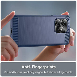 Acheter Htdmobiles Coque pour Honor X5c Plus - housse etui silicone gel carbone + film ecran - BLEU FONCE