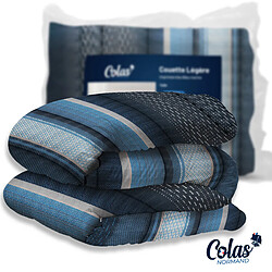Colas Normand Couette légère aux motifs GEO BLEU - 140X200 cm