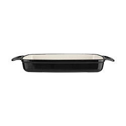 Plat en fonte rectangulaire 1,8 L noir - Vogue