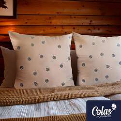 Colas Normand Oreiller moelleux aux motifs géométriques - 60X60cm