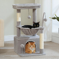 Avis Pawz road Arbre à chat avec grand condo - 83 cm - gris