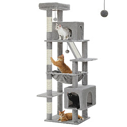PAWZ Road Arbre à Chat XXL 180 cm de Haut Gris