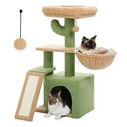 PAWZ Road Petit Arbre à Chat Modulable 73 cm Vert