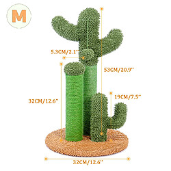 Avis PAWZ Road Arbre à Chat Cactus Lot de 3 Vert (XL)