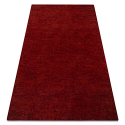 RUGSX Tapis en laine OMEGA DUKE Mélange rouge noir 200x300 cm