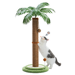 PAWZ Road Griffoir pour Chat en Forme de Cocotier 85 cm