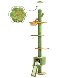 Acheter PAWZ Road Arbre à Chat Réglable en Hauteur 216-273 cm Beige