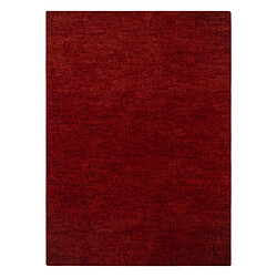RUGSX Tapis en laine OMEGA DUKE Mélange rouge noir 200x300 cm