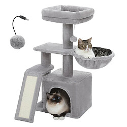 PAWZ Road Petit Arbre à Chat Modulable 73 cm Beige