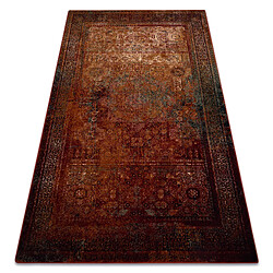 RUGSX Tapis en laine OMEGA Mamluk Vintage, rosette rose 170x235 cm