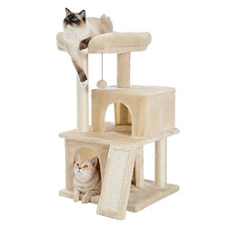 PAWZ Road Arbre à Chat 3 Étages pour Chat 86 cm Beige