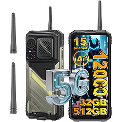 HOTWAV Hyper 8 Ultra Smartphone Incassable mit Talkie-walkie 5G 32Go+512Go 12000mAh 6.78''