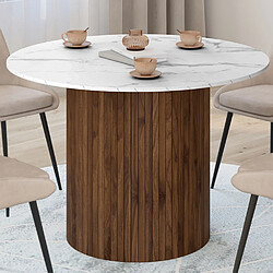 Idmarket Table ronde JULIETTE noyer