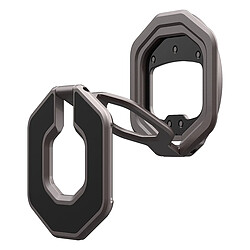 UAG Support Magnétique pour Smartphone Modèle Monarch Mag2 Double Anneau Pliable Gris
