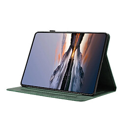 Acheter Étui pour tablette en cuir gaufré à motif papillon et fleur pour Lenovo Tab P11 Gen 2-Vert