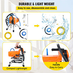 Vevor Pulvérisateur sans air 2200W, 3000 PSI, 2L/min, moteur sans balais, peinture int/ext pas cher