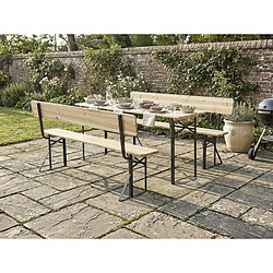 Ensemble table & chaises