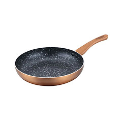 Lot de 3 Poêles en pierre 20 24 28cm Induction cuivre Cenocco CC2001-COP