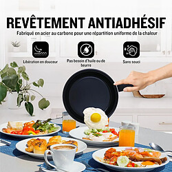 Acheter Batterie de cuisine 13 pieces avec cuilliere Noir Herzberg HG04241