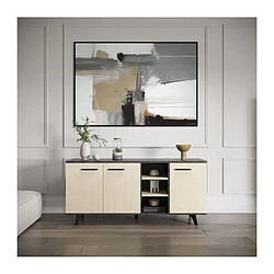 Demeyere Enfilade Buffet - KENT - Chene de fil / Sidewalk - 3 portes ouvrantes - 3... pas cher