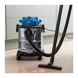 Aspirateur eau et poussiere V20 - 1300 W - Cuve acier inoxydable 20L - SCHEPPACH