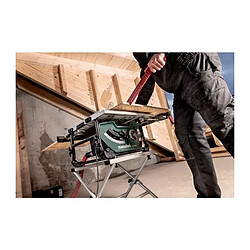 Scie circulaire de table METABO TS 254 M - Diametre 254 mm - Puissance 1500 W - Profondeur de coupe 195 mm