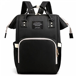 Sac à langer Noir Herzberg HG03190-BLK
