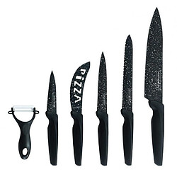 Royalty Line Set de Couteaux Inox revetement anti-adhesif 6 pcs Royaltyline RLMB5N