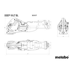 Metabo SSEP 18 LT BL - 18 V pas cher