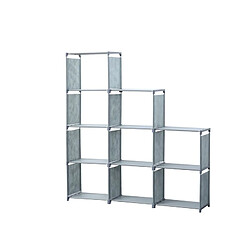 Etagère de rangement à 9 niveaux Gris Herzberg HG03350-GRY