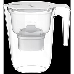 Carafe filtrante 2,6 L blanche avec 12 filtres en Microfiltration Philips PHAWP2933WHT12/10