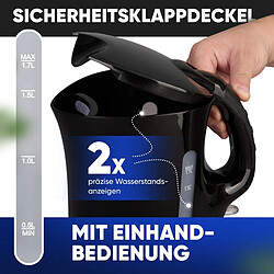 Acheter Bouilloire 1,7L 2200W Noir Bomann WK6079CB-Noir