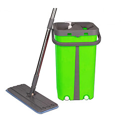 Balai Plat Microfibre Systeme d'Essorage vert Cenocco CC9077-GN