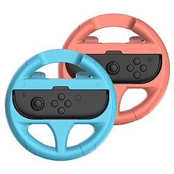Volant de course Subsonic Duo Bleu Orange pour Nintendo Switch 2 et Nintendo Switch