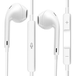 Mayaxess Écouteurs filaires USB-C - Blanc