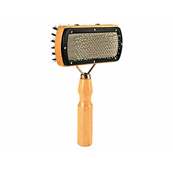 Brosse pour carder Trixie Nylon Bois Métal 10 × 18 CM Bicolore